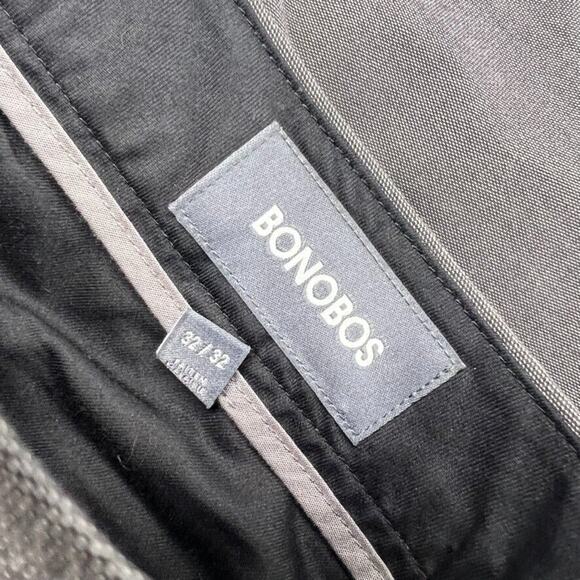 Bonobos Pants Men's 32x32 Gray Tuesday Dress Hook Loop Flat Front Straight READ - Picture 10 of 13